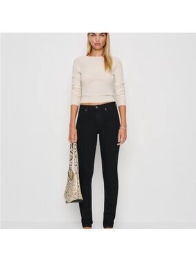 Reformation High-Rise Skinny Leg Black Women’s Jeans size 23.